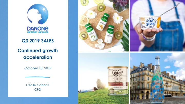q3 2019 sales continued growth acceleration
