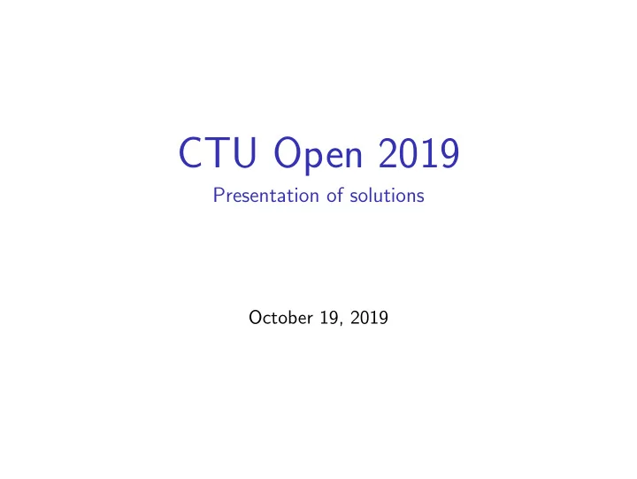 ctu open 2019