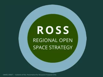 UWGFL DRAFT  - Contents of this  Presentation for Discussion Purposes Only