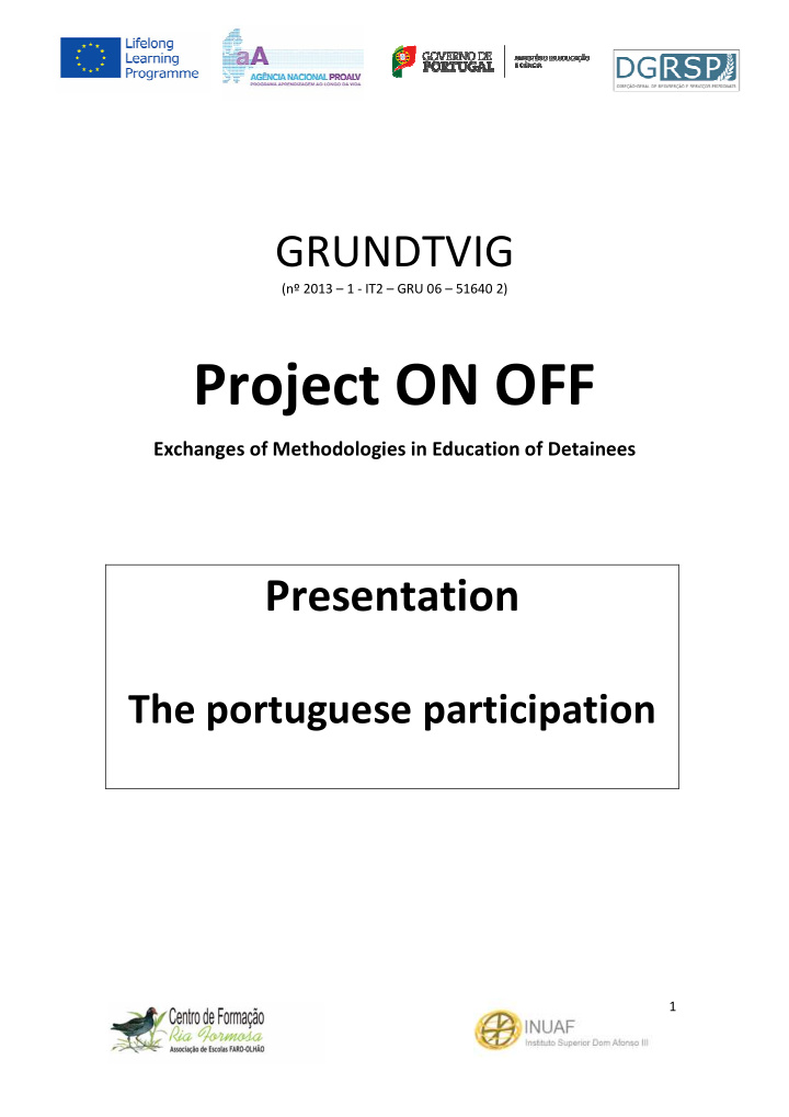 project on off
