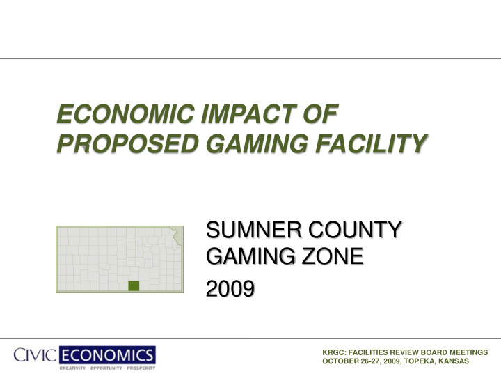 proposed gaming facility