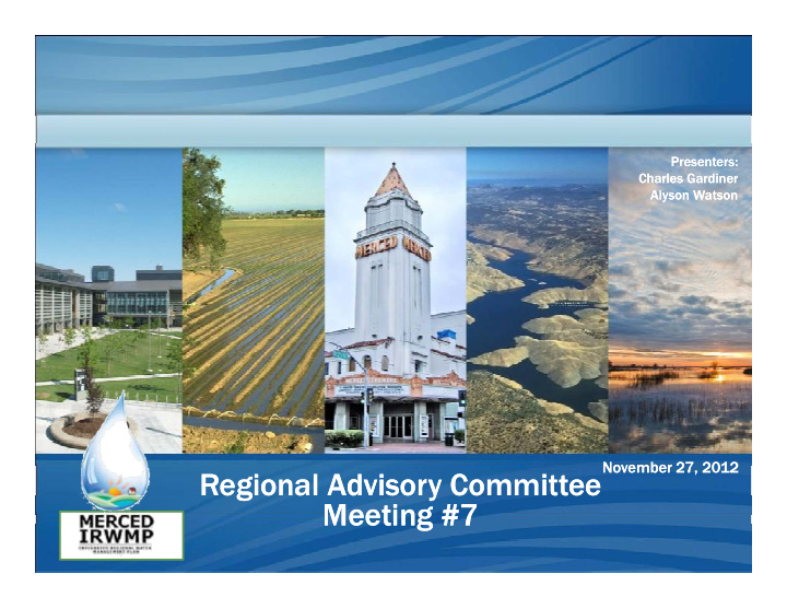 regional advisory committee regional advisory committee