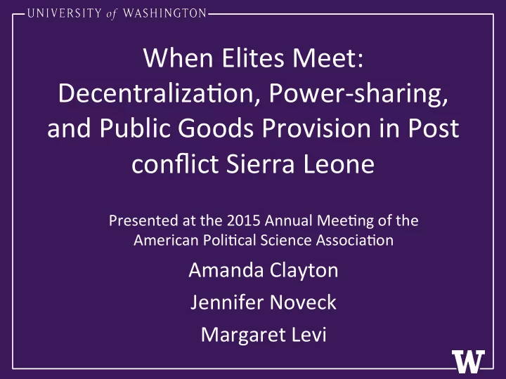 presented at the 2015 annual mee2ng of the american