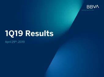 1Q19 Results April 29 th , 2019  1Q19 Results  2 April 29 th 2019  Disclaimer  This document is