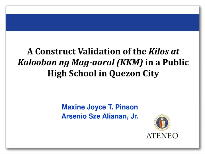 high school in quezon city