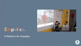 A Platform for Empathy  Erick Roa  Head of Partnerships  Empatico  Erin Hegarty  Afterschool