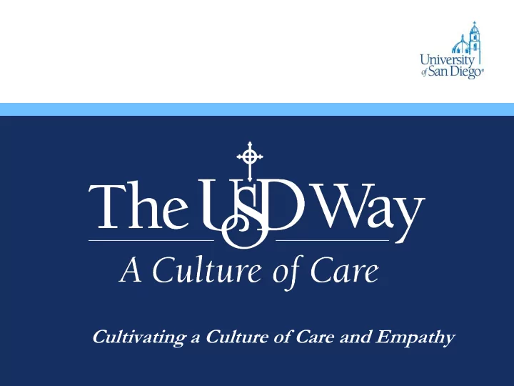 cultivating a culture of care and empathy community
