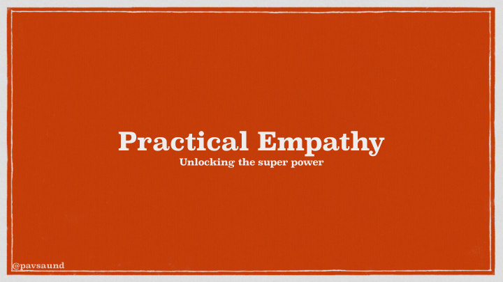practical empathy