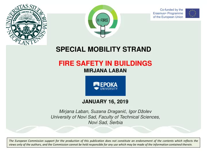 special mobility strand