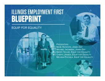 1  Where We Stand   Historically, people with disabilities in Illinois have  received services