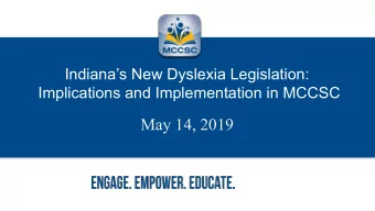 May 14, 2019  What is SEA 217?   Indiana legislation effective July 1, 2019   Mandates all