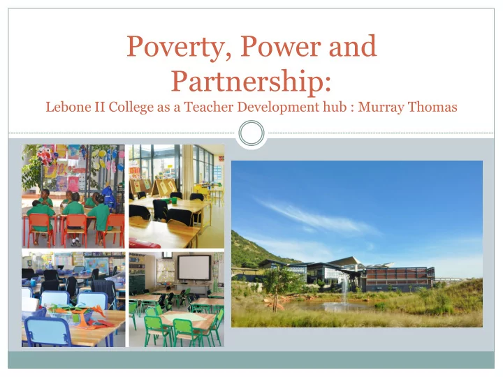 poverty power and