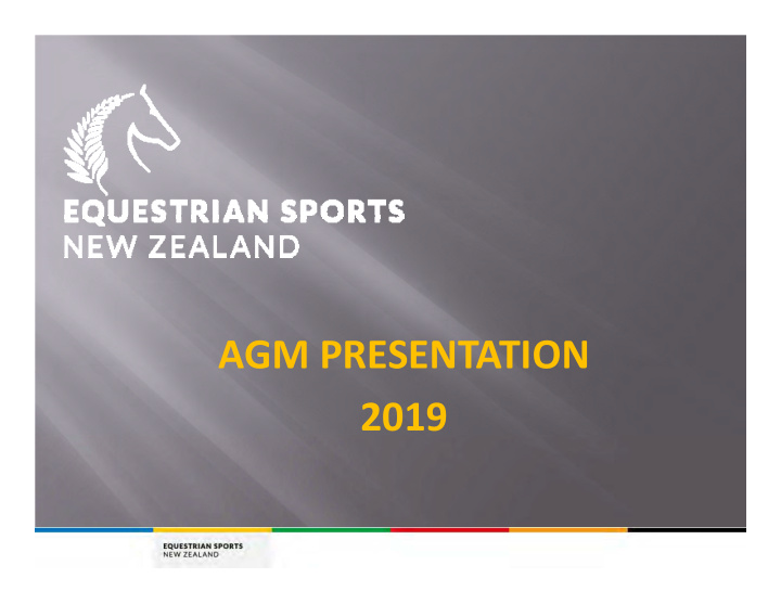 agm presentation 2019 financial central will finish 2019