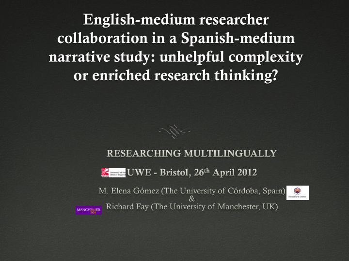 or enriched research thinking 1 project review research
