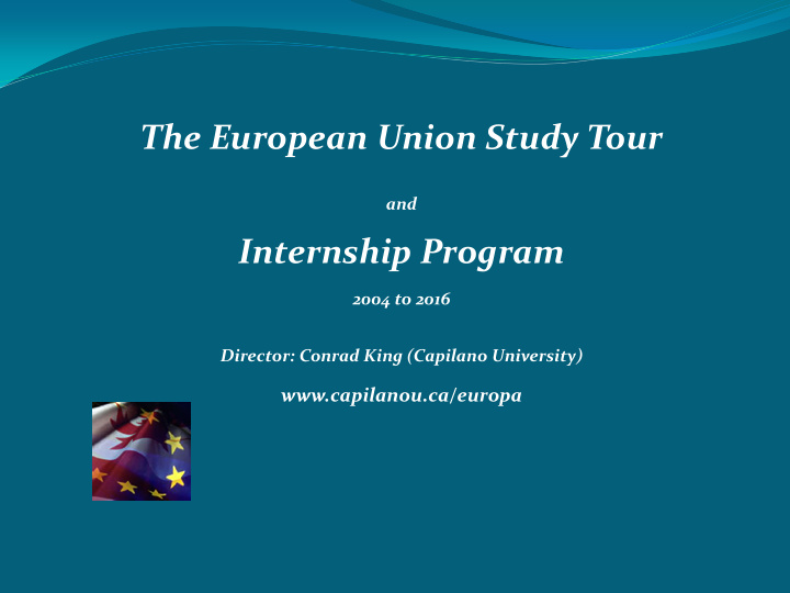 the european union study tour