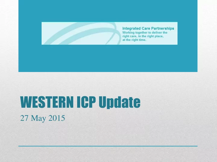 western icp update