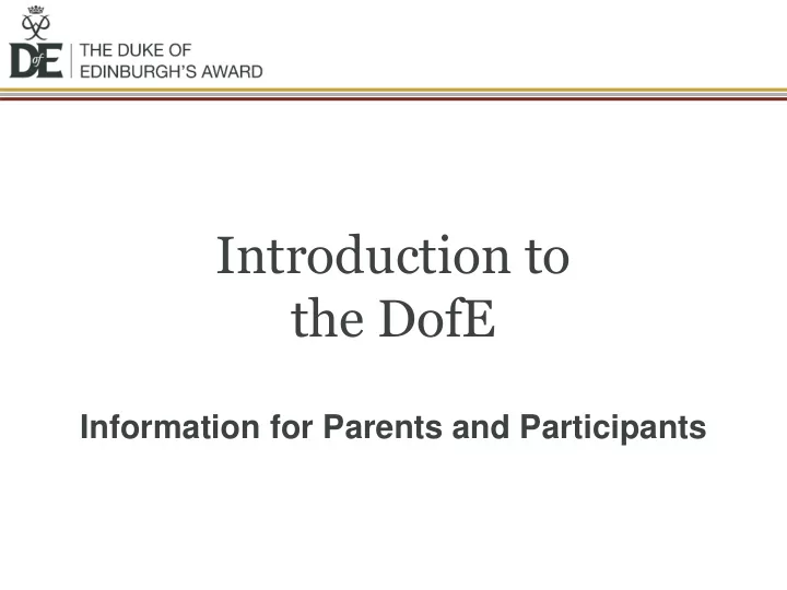 introduction to