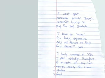 Freshman Retention:  Impact of Financial Concerns  Sukhwant Jhaj, Rowanna Carpenter  University