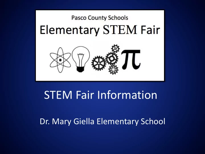 stem fair information