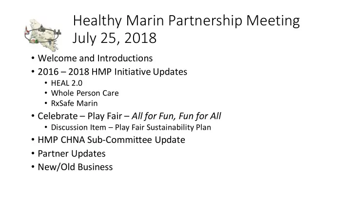 healthy marin partnership meeting