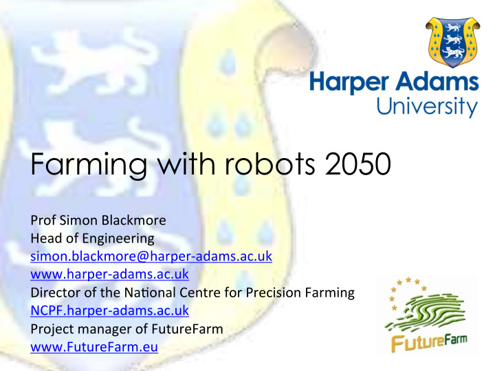 farming with robots 2050