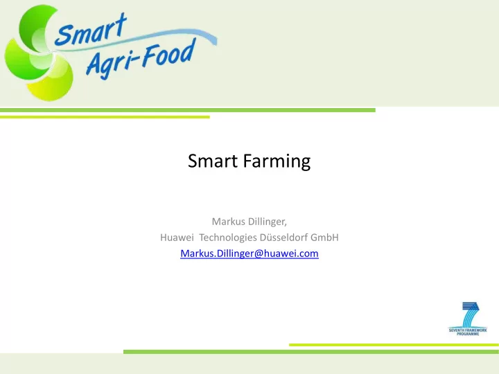 smart farming