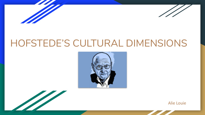 hofstede s cultural dimensions