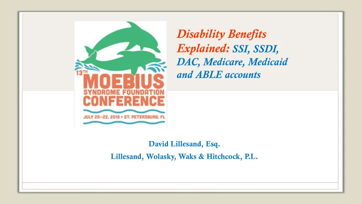 disability benefits