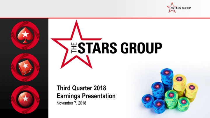 third quarter 2018 earnings presentation