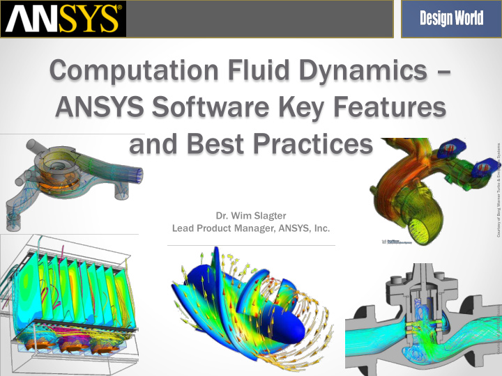 computation fluid dynamics ansys software key features