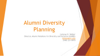 alumni diversity