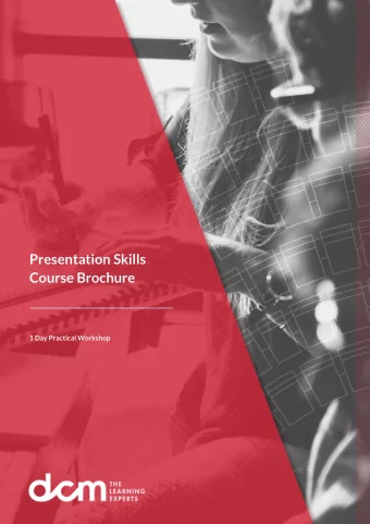 Presentation Skills  Course Brochure  1 Day Practical Workshop  Click to add content...  Contents