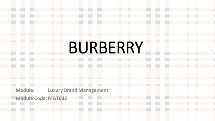 burberry