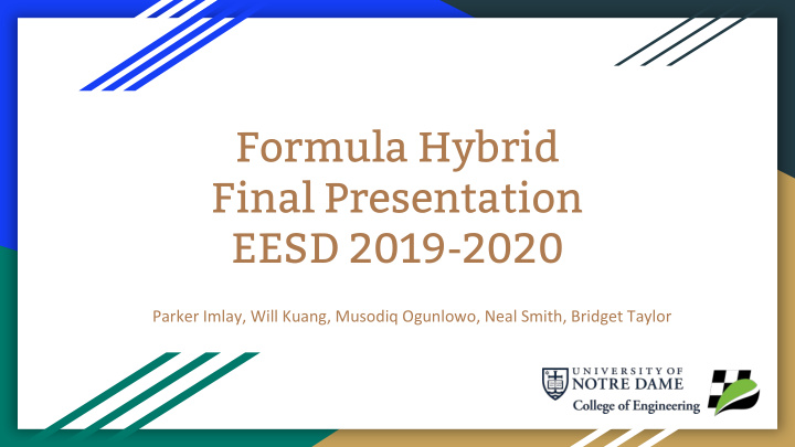 formula hybrid final presentation eesd 2019 2020