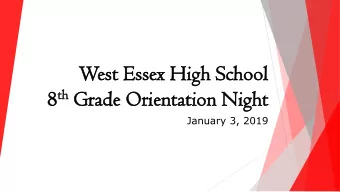 Wes  est  t Es  Esse  sex  x Hig  High  h Sc  School  hool th Gra 8 th  Grade  de Ori  Orien