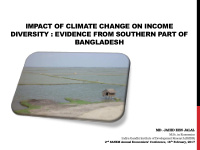 impact of climate change on income diversity evidence