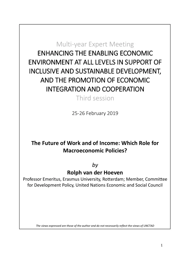multi year expert meeting enhancing the enabling economic