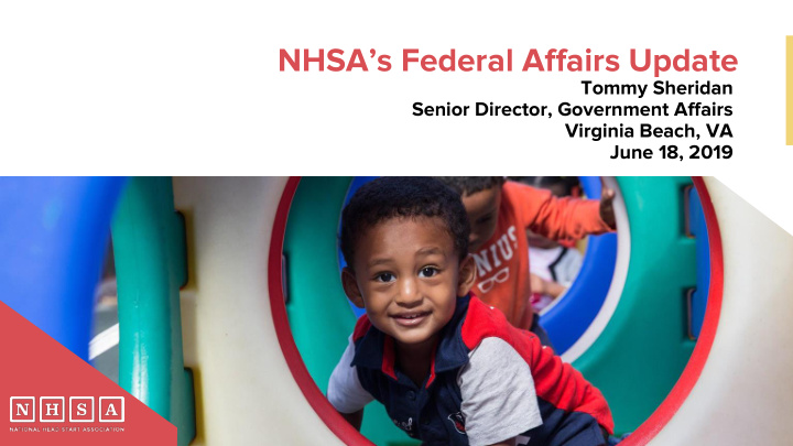 nhsa s federal affairs update