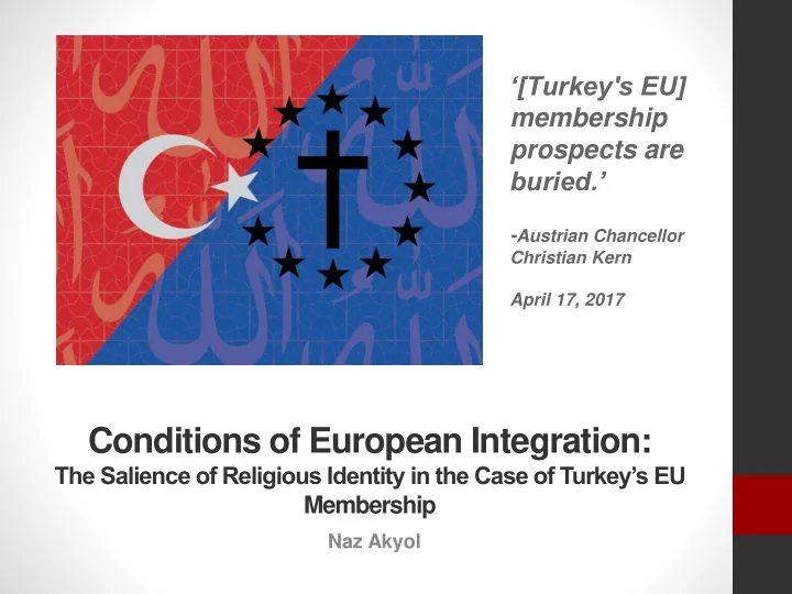 conditions of european integration