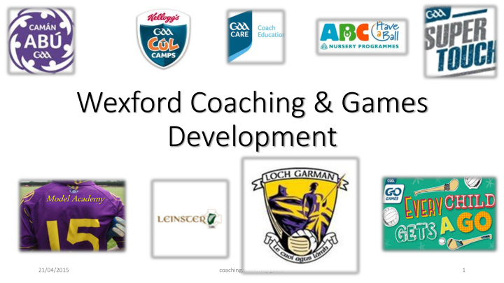 wexford coaching games