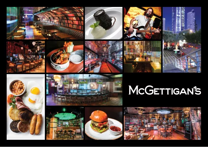 award winning food live entertainment genuine irish