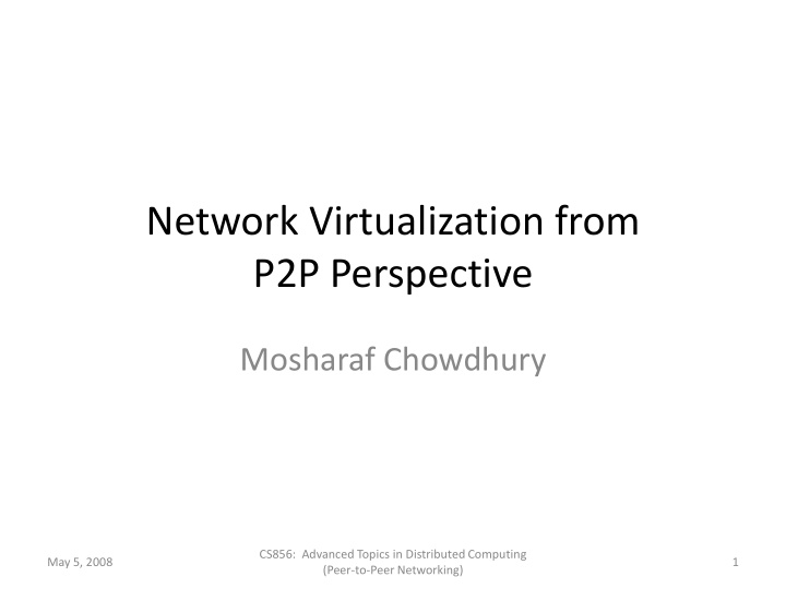 p2p perspective