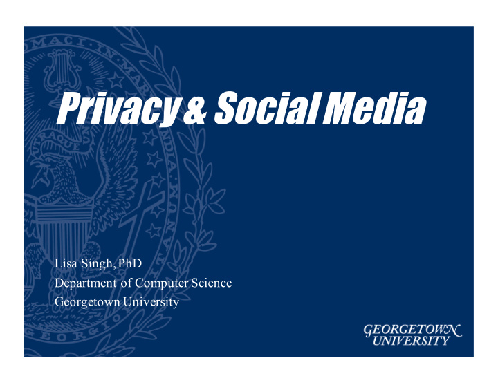 privacy social media