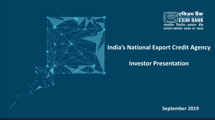 india s national export credit agency investor