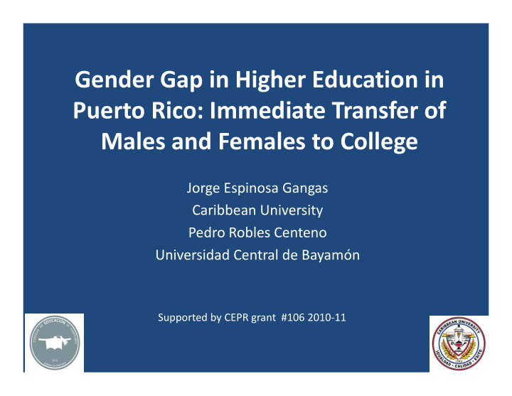 gender gap in higher education in puerto rico immediate