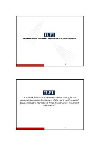 A national federation of Indian businesses striving for the  accelerated economic development of