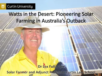 1  Carnarvon is  situated on the  mouth of the  Gascoyne River at  the extreme west  of the