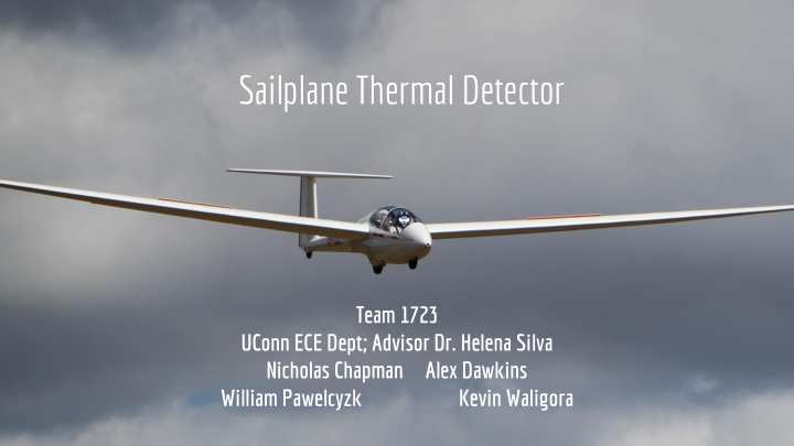 sailplane thermal detector