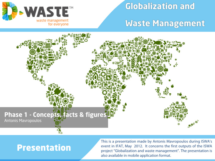 iswa s task force on globalization waste management