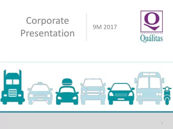 Presentation  1  Qulitas at First Sight   Mexican specialized auto insurer with 23 years in